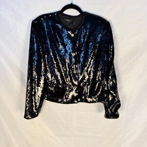 Theory Sequined Black Jacket